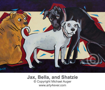 dog family portrait