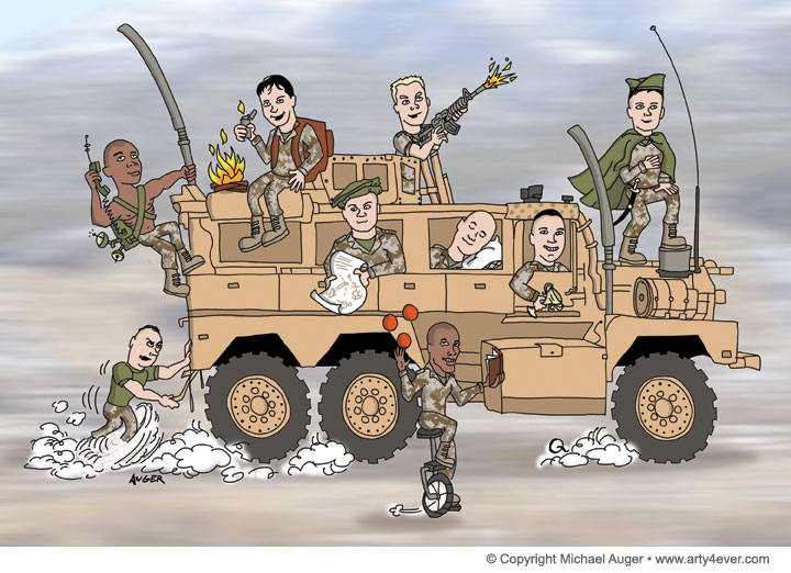 Cartoon Marine Corps