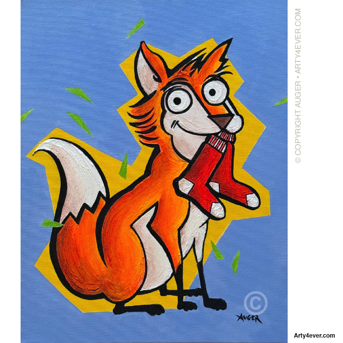 Fox with Socks